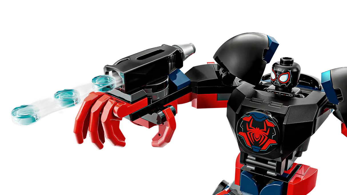 Miles Morales Mech vs. Spider-Man 2099