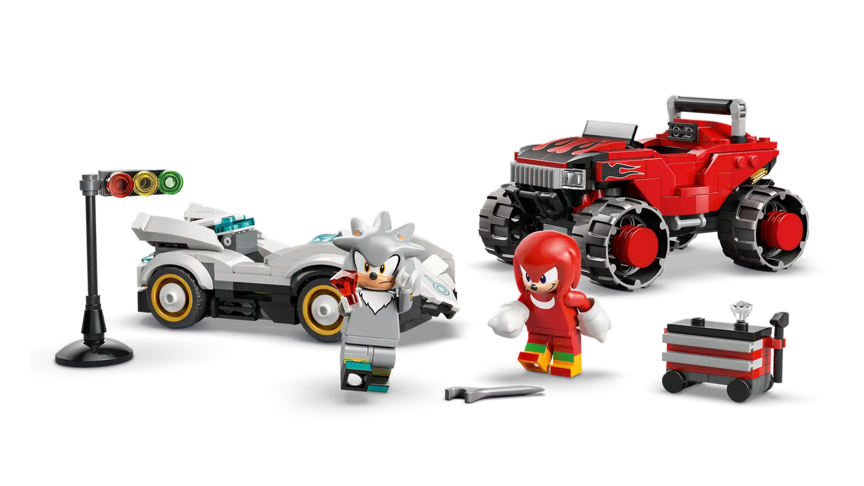 Silver's Car vs. Knuckles' Monster Truck