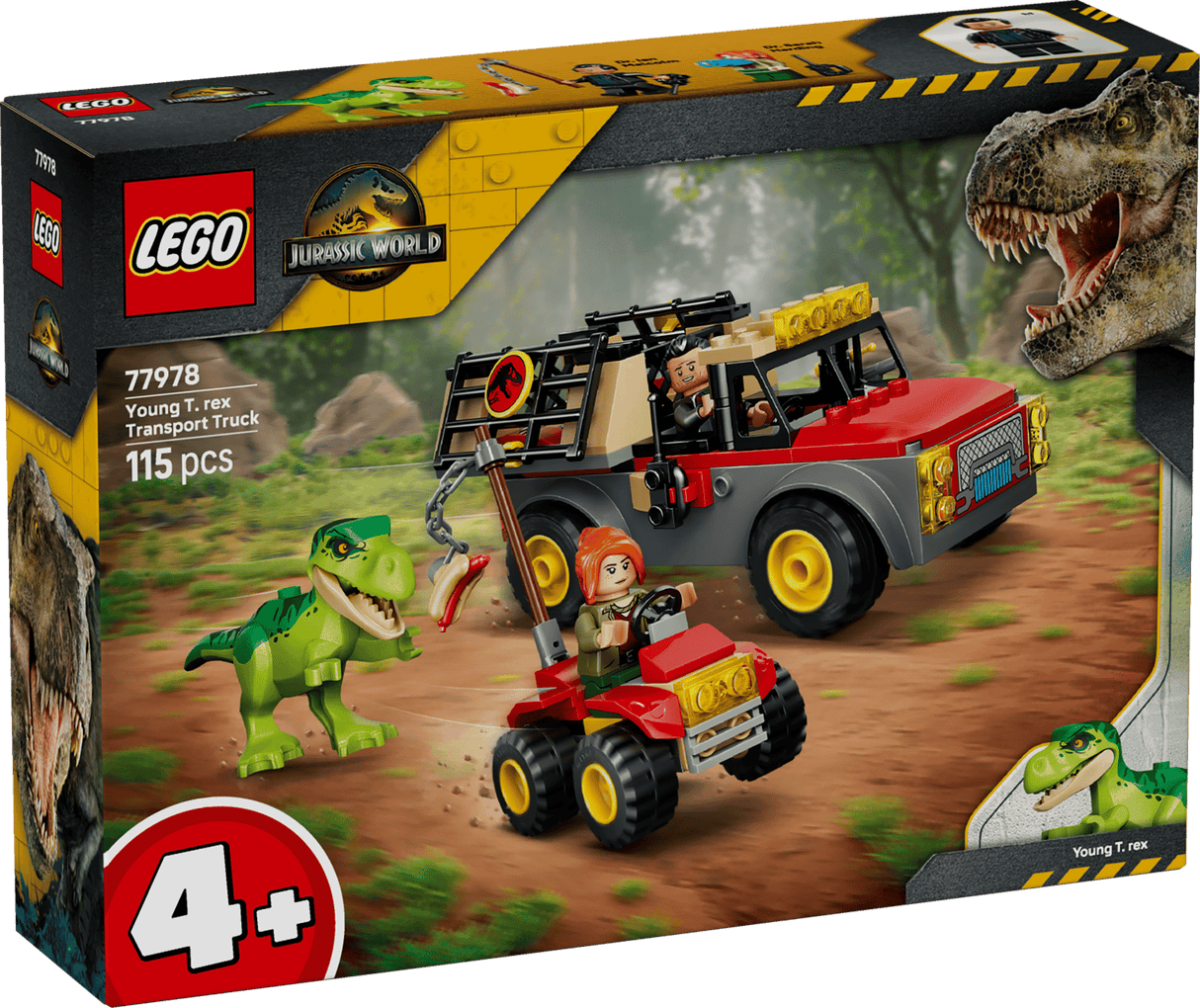Young T. Rex Transport Truck
