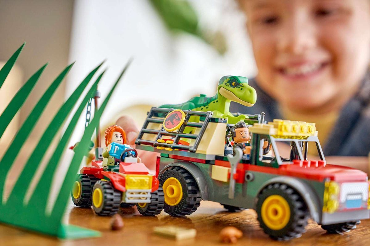 Young T. Rex Transport Truck