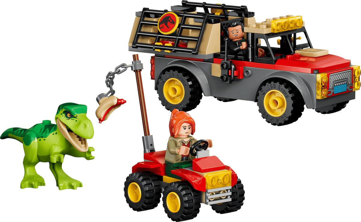 Young T. Rex Transport Truck