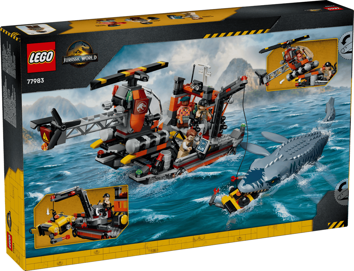 Mosasaurus Dinosaur Boat Attack