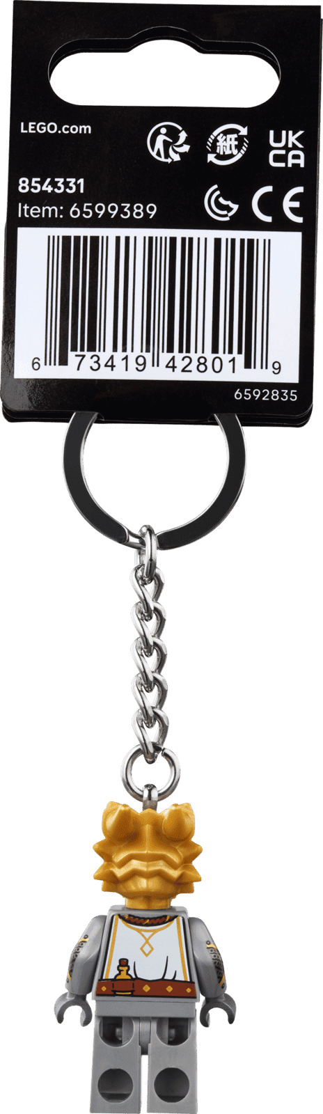 Dragonborn Paladin Key Chain