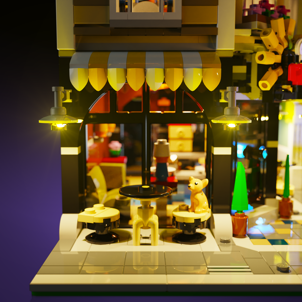 Light My Bricks (LMB) 2.0 Light Kit for LEGO #10255 Assembly Square