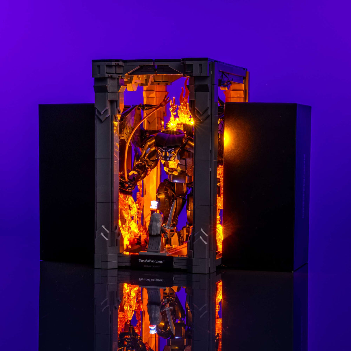 Light My Bricks (LMB) 2.0 Light Kit for LEGO #10367 The Lord of the Rings Balrog™ Book Nook