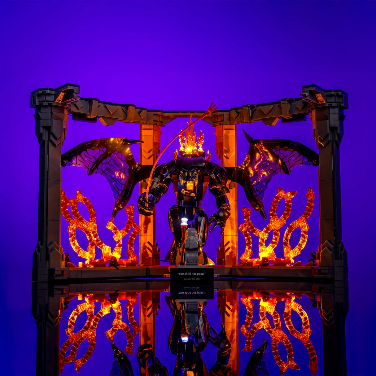 Light My Bricks (LMB) 2.0 Light Kit for LEGO #10367 The Lord of the Rings Balrog™ Book Nook