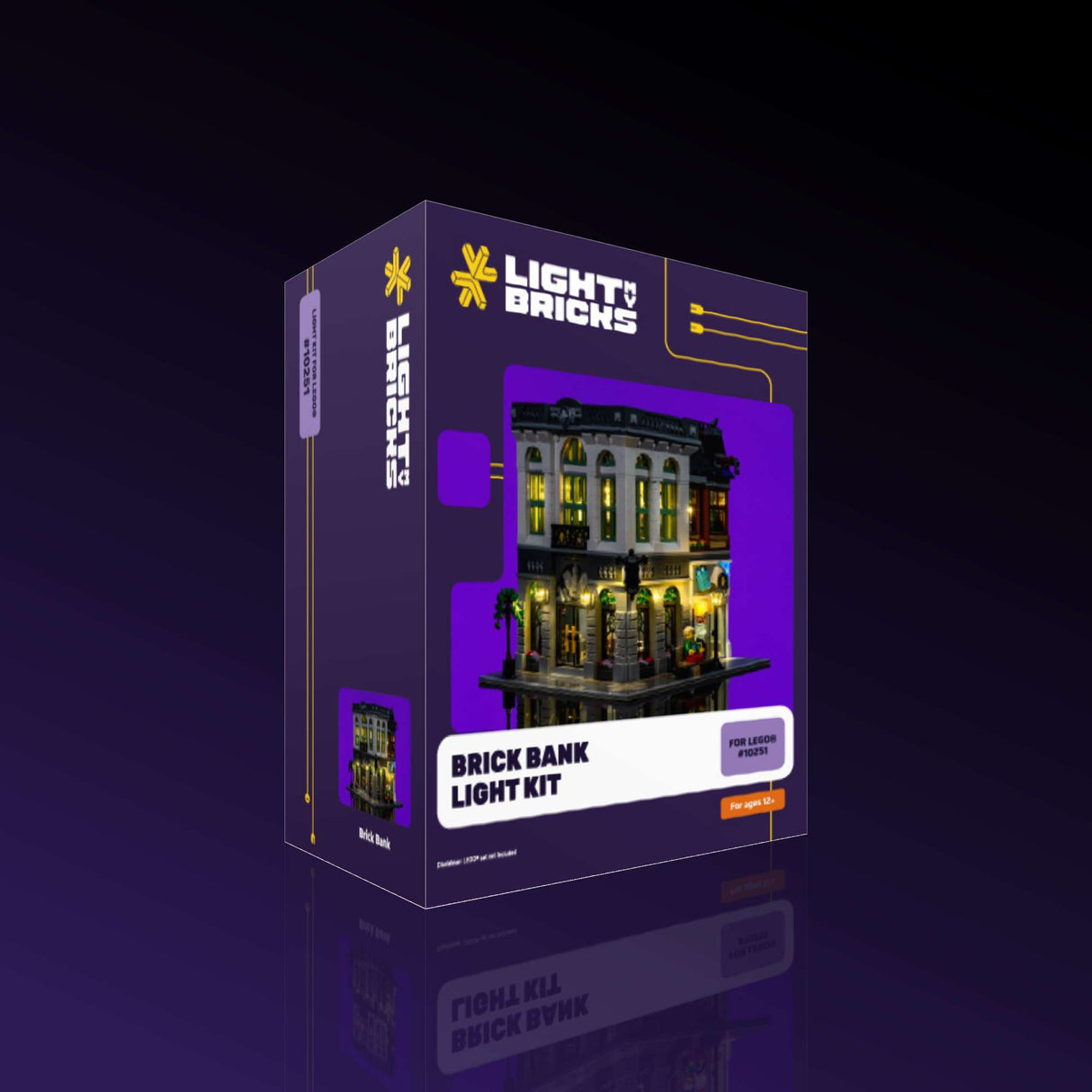 Light My Bricks (LMB) 2.0 Light Kit for LEGO #10251 Brick Bank