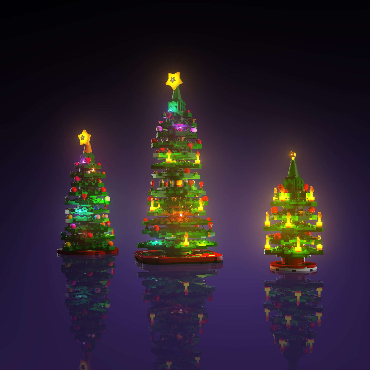 Light My Bricks (LMB) 2.0 Light Kit for LEGO Christmas Tree #40573