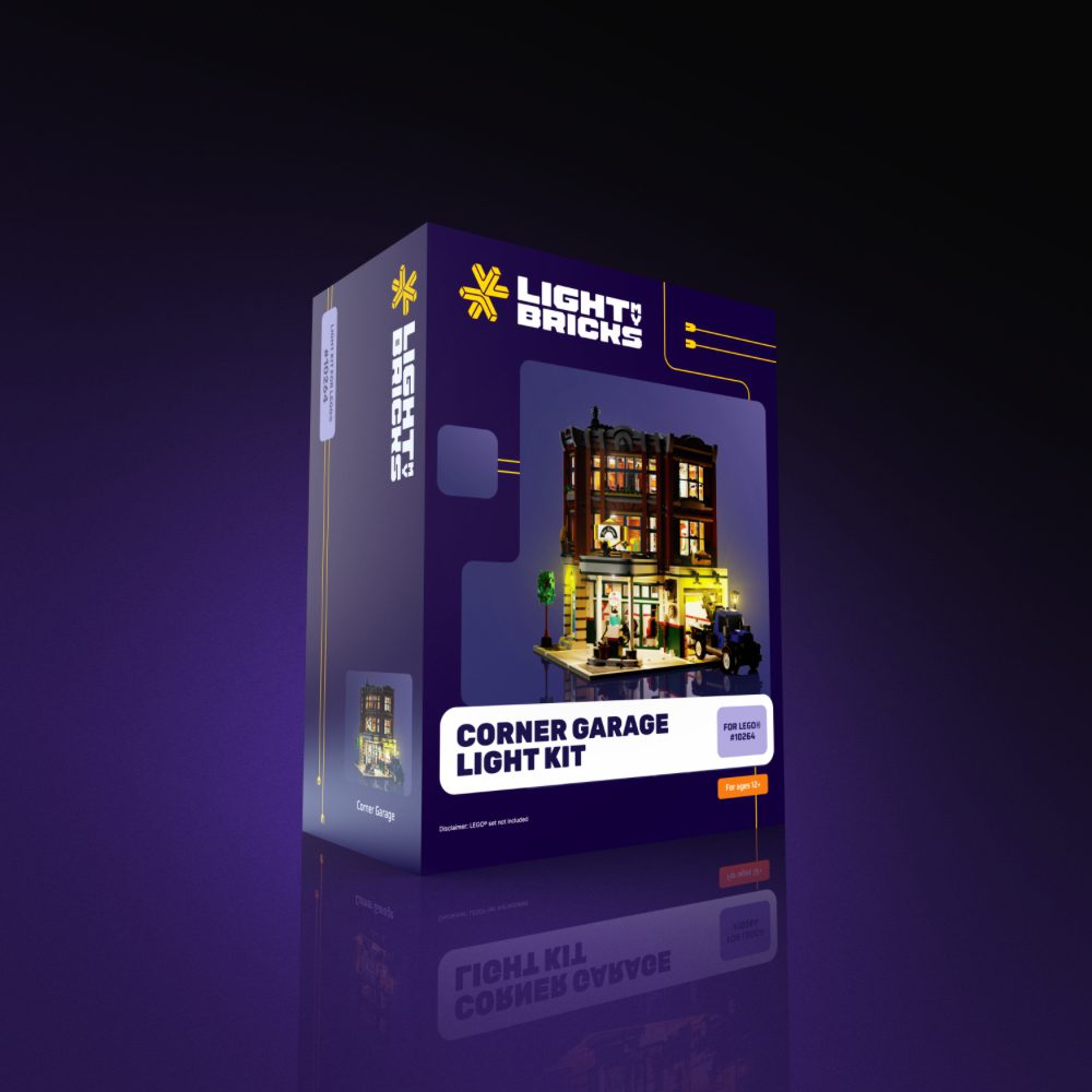 Light My Bricks (LMB) 2.0 Light Kit for LEGO #10264 Corner Garage