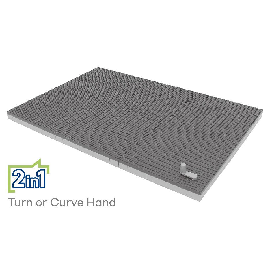 Curve_Hand Gear 2in1 - Gray