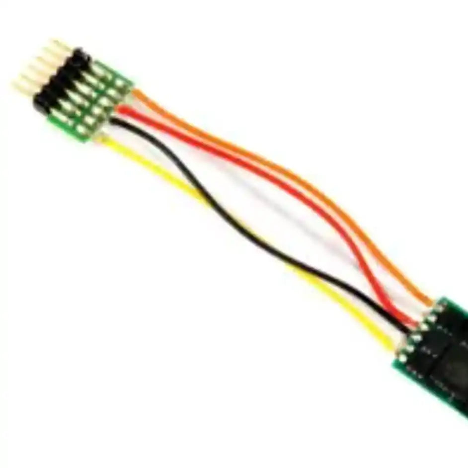 Vehicle decoder DH10C for SX1, SX2, DCC and MM, With connection cable for NEM 651