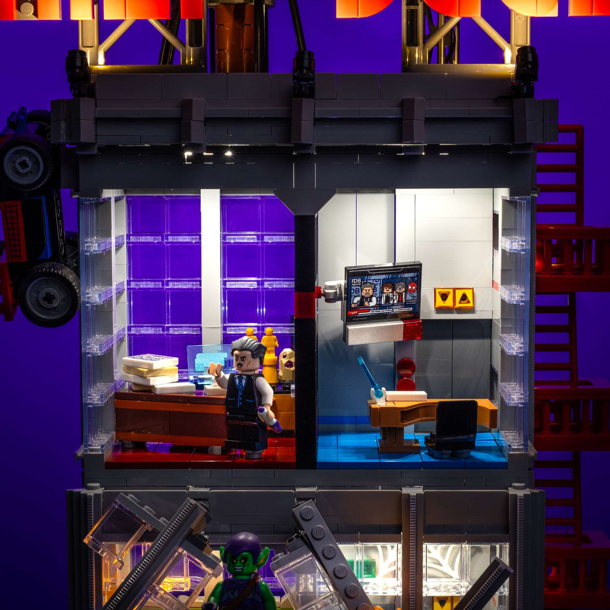 Light My Bricks (LMB) 2.0 Light Kit for LEGO #76178 Daily Bugle