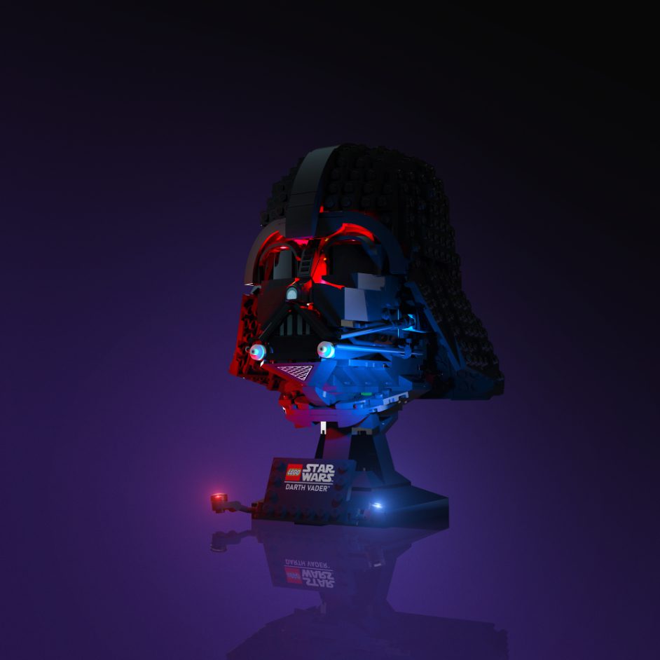 Light My Bricks (LMB) 2.0 Light Kit for LEGO #75304 Star Wars Darth Vader Helmet