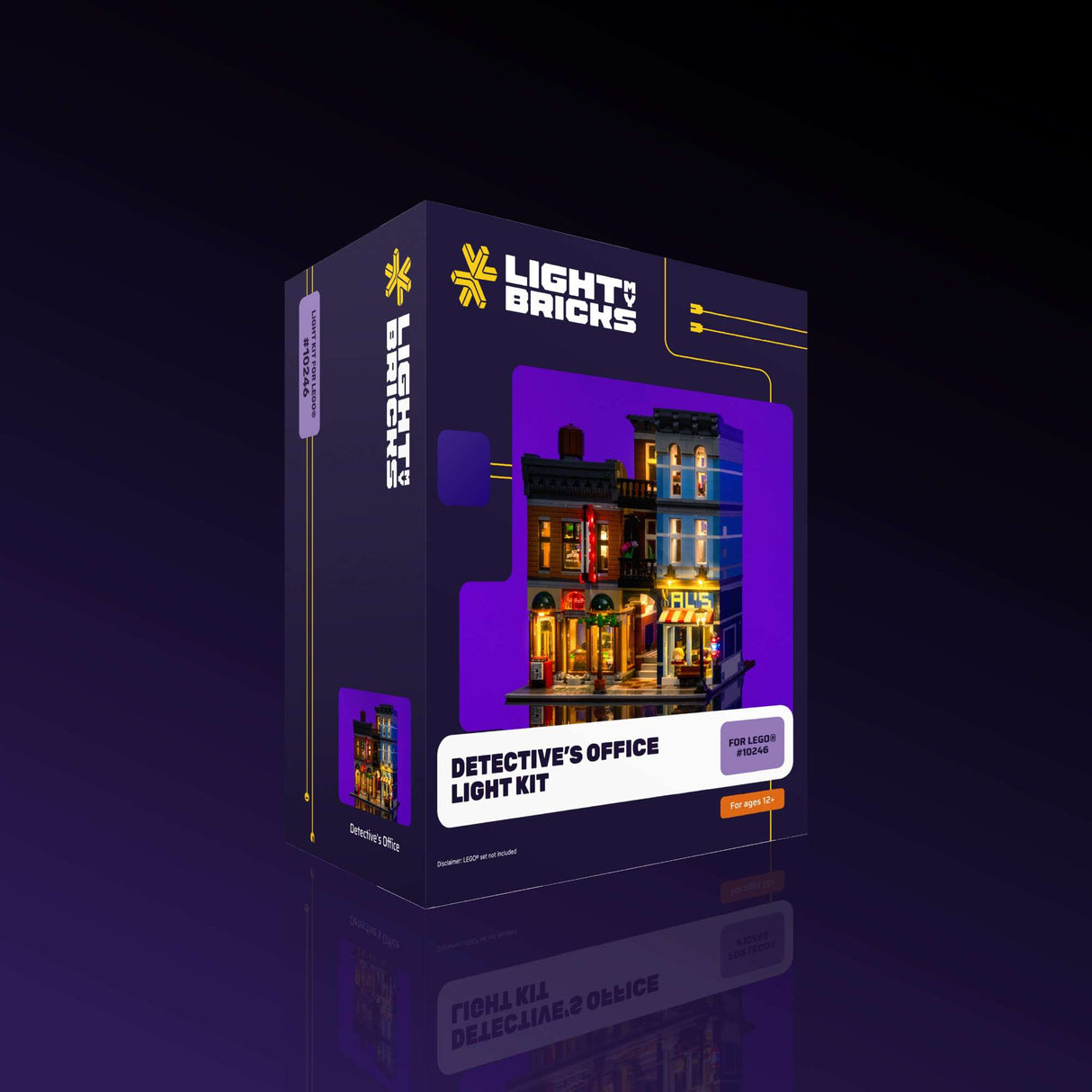 Light My Bricks (LMB) 2.0 Light Kit for LEGO #10246 Detective’s Office
