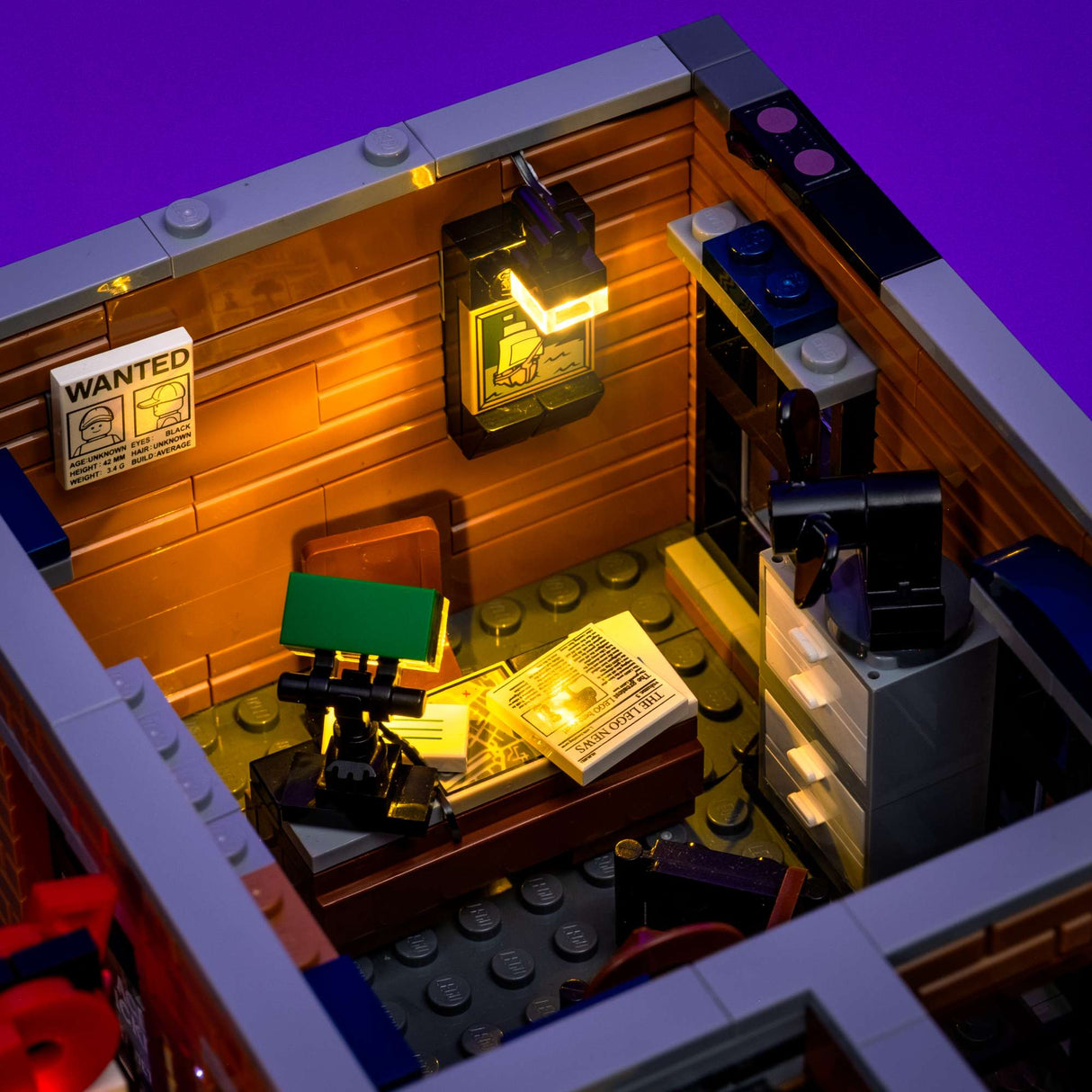 Light My Bricks (LMB) 2.0 Light Kit for LEGO #10246 Detective’s Office