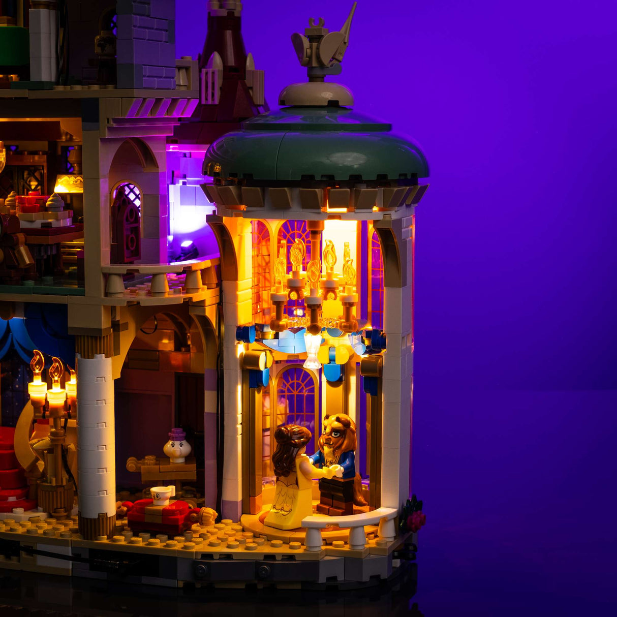 Light My Bricks (LMB) 2.0 Light Kit for LEGO #43263 Disney Beauty and the Beast Castle
