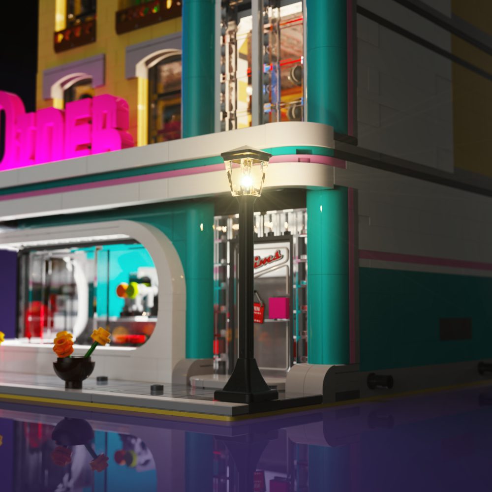 Light My Bricks (LMB) 2.0 Light Kit for LEGO #10260 Downtown Diner