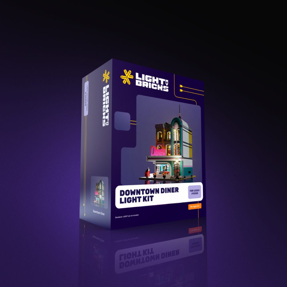 Light My Bricks (LMB) 2.0 Light Kit for LEGO #10260 Downtown Diner