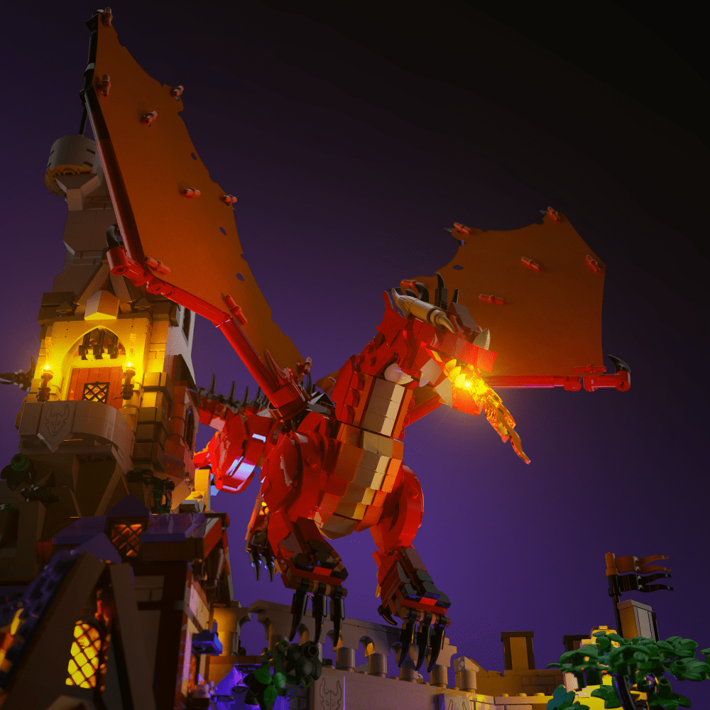Light My Bricks (LMB) 2.0 Light Kit for LEGO #21348 Dungeons & Dragons: Red Dragon's Tale
