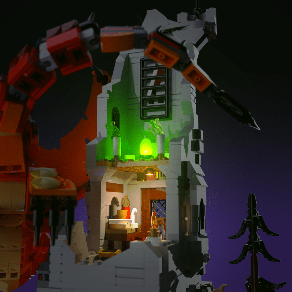 Light My Bricks (LMB) 2.0 Light Kit for LEGO #21348 Dungeons & Dragons: Red Dragon's Tale