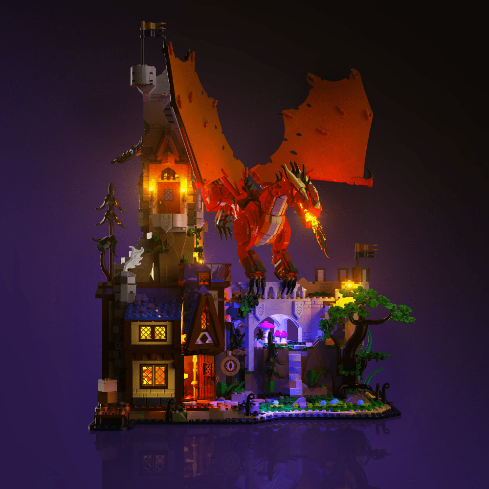 Light My Bricks (LMB) 2.0 Light Kit for LEGO #21348 Dungeons & Dragons: Red Dragon's Tale