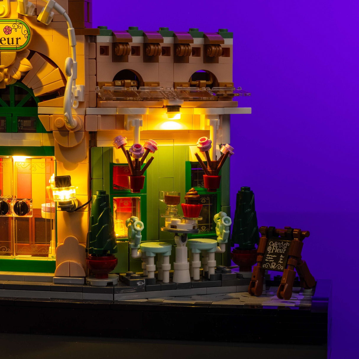 Light My Bricks (LMB) 2.0 Light Kit for LEGO® #10362 French Cafe