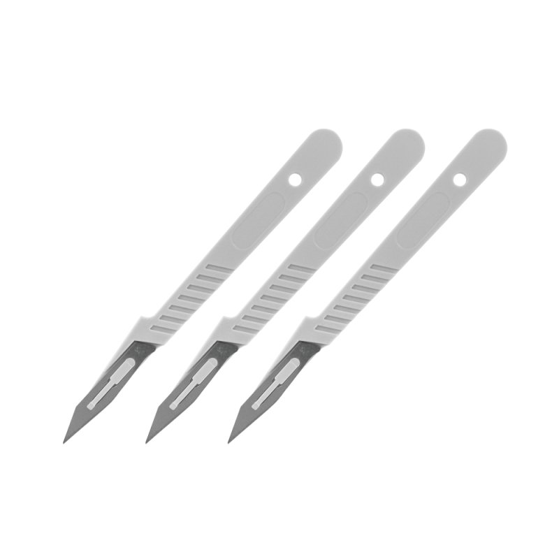 Disposable Scalpel Knife – 3 Pieces