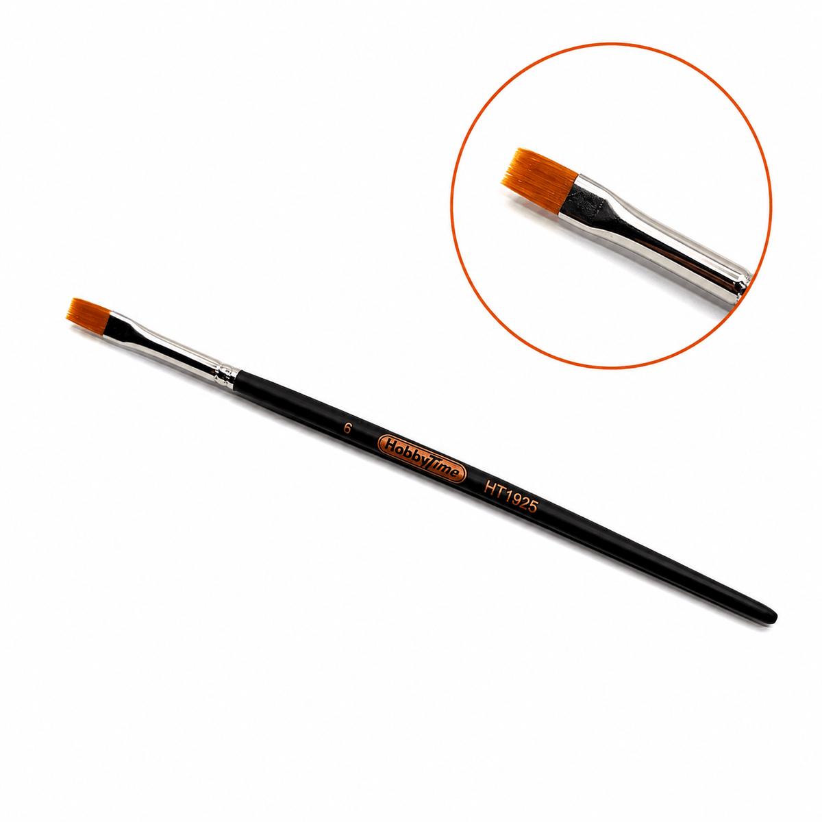 Synthetic Flat Brush - 6