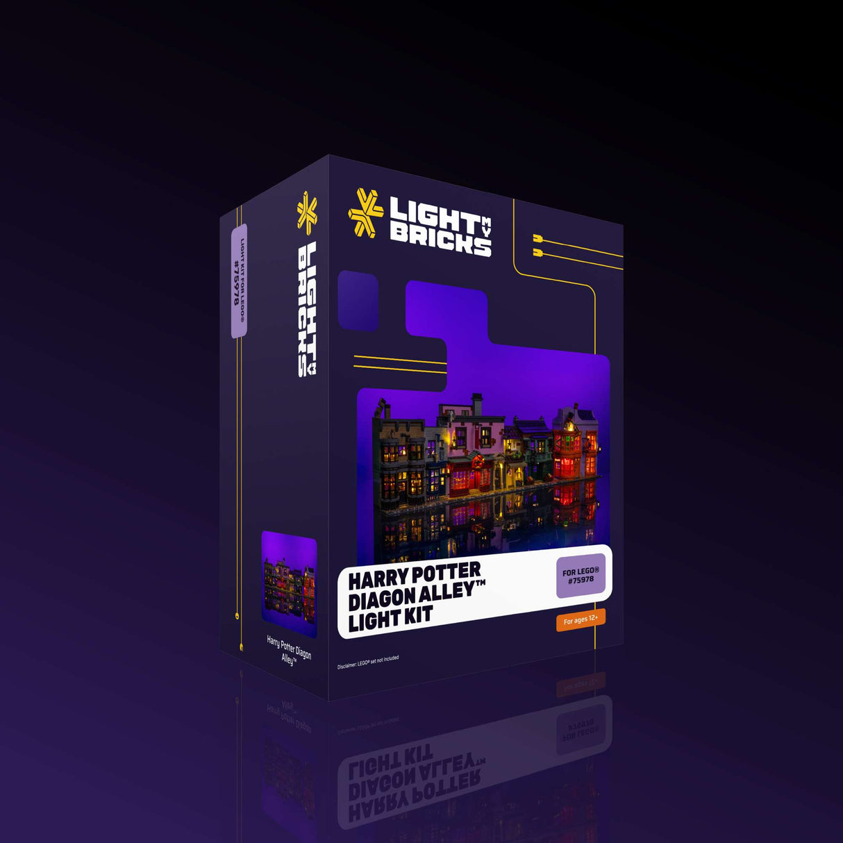 Light My Bricks (LMB) 2.0 Light Kit for LEGO #75978 Diagon Alley™