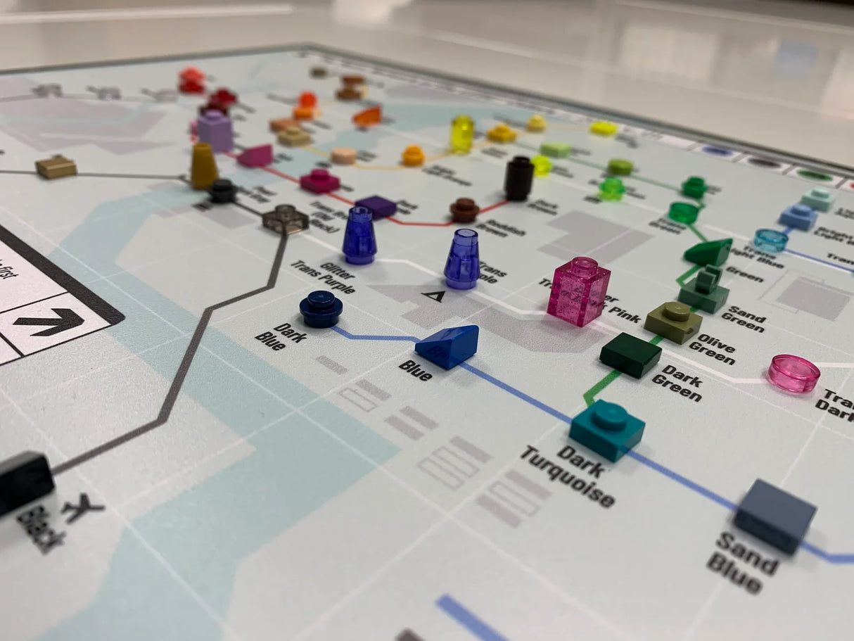 Metro Map of the LEGO Colors | 2024 v_01