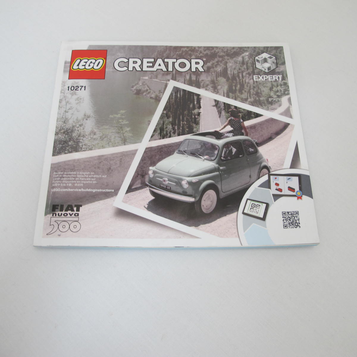 Fiat 500 {Bright Light Yellow Edition}. Complete with instructions, no box