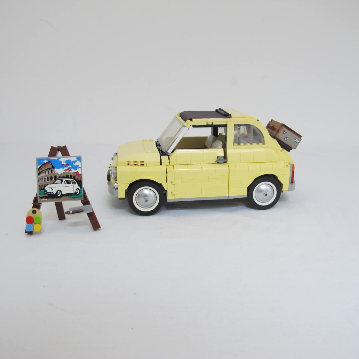 Fiat 500 {Bright Light Yellow Edition}. Complete with instructions, no box