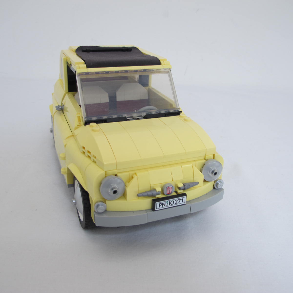 Fiat 500 {Bright Light Yellow Edition}. Complete with instructions, no box