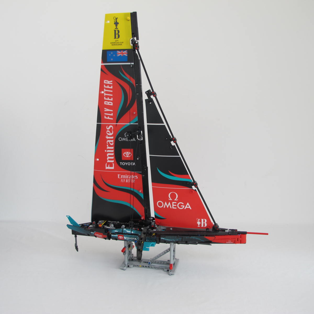 Emirates Team New Zealand AC75 Yacht. Complete with instructions and box