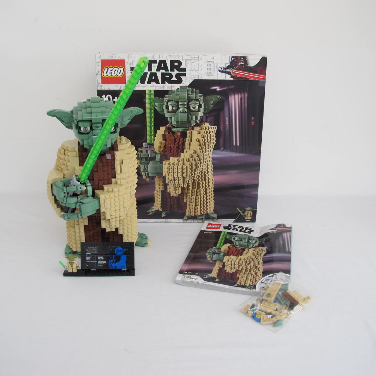 Yoda. Complete with instructions and box