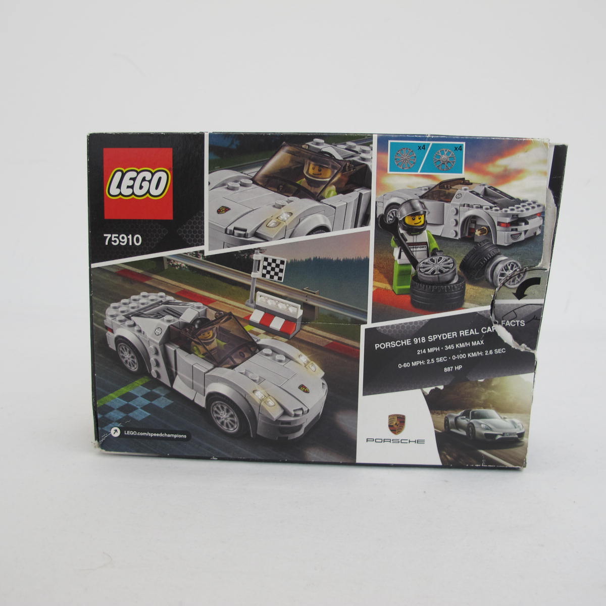 Porsche 918 Spyder. Complete with instructions and box