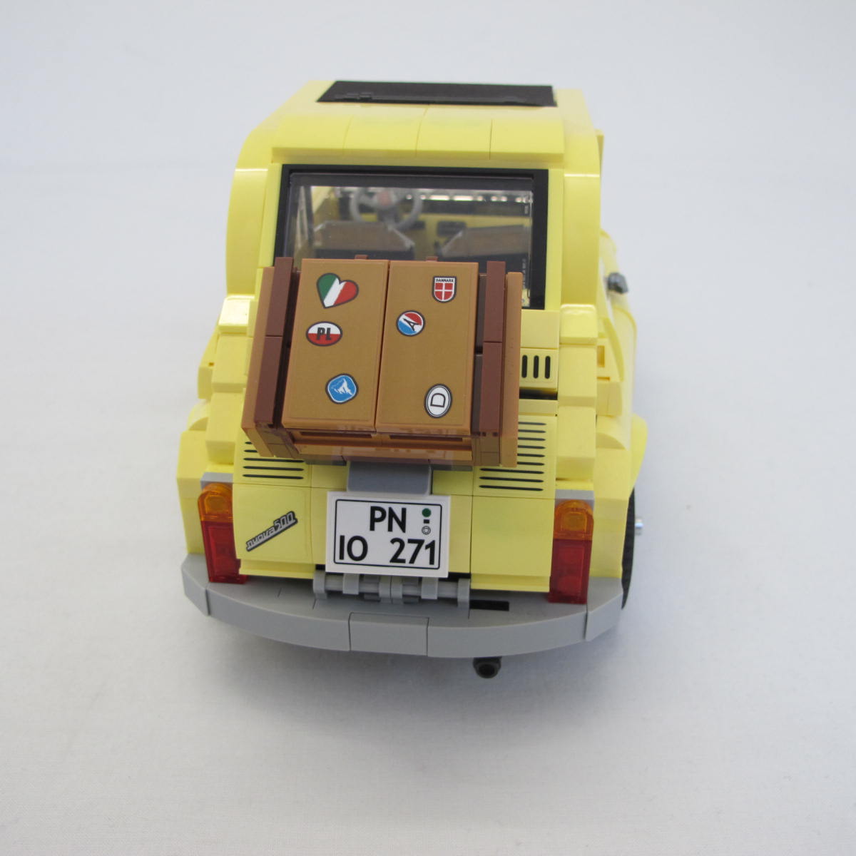 Fiat 500 {Bright Light Yellow Edition}. Complete with instructions, no box