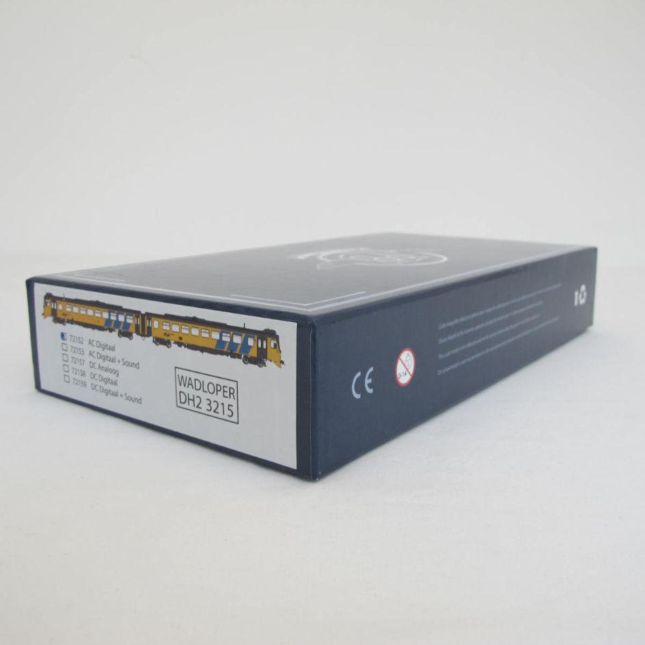 Treinstel NS DH2 3215 2-delig, gelled, “Wadloper”