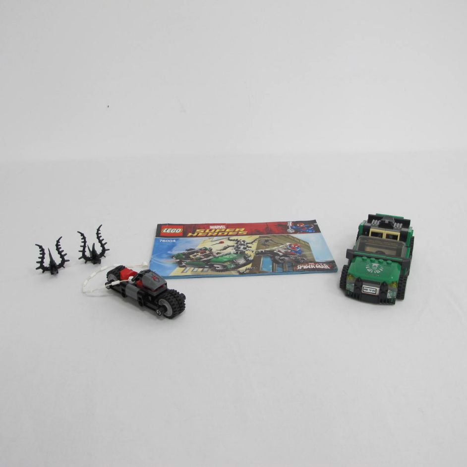 Spider-Man: Spider-Cycle Chase. Incomplete with instructions, no box