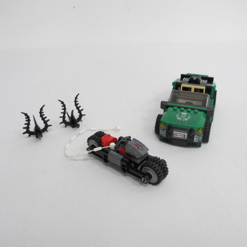 Spider-Man: Spider-Cycle Chase. Incomplete with instructions, no box