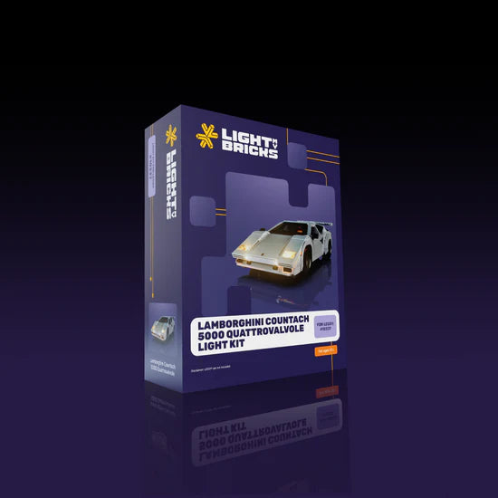 Light My Bricks (LMB) 2.0 Light Kit for LEGO #10337 Lamborghini Countach 5000 Quattrovalvole