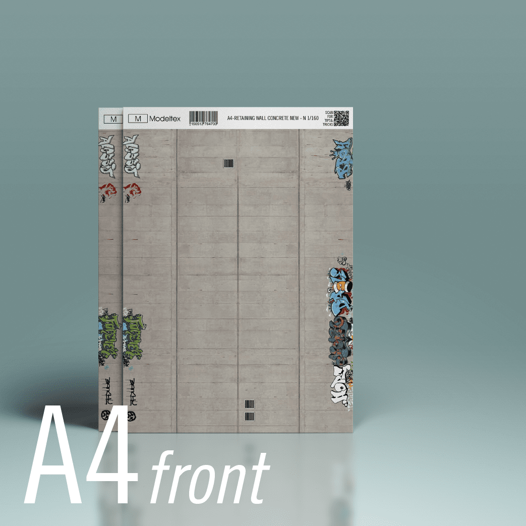 Retaining Wall Concrete 02 : Weathered