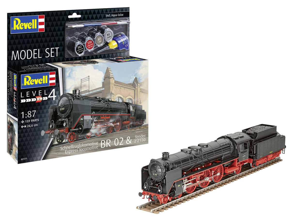 Model Set Express locomotive BR02&Tender 2'2'T30