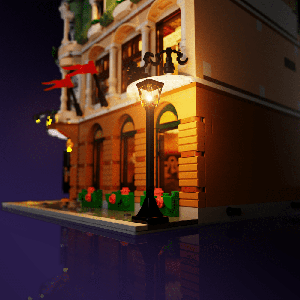 Light My Bricks (LMB) 2.0 Light Kit for LEGO #10297 Boutique Hotel