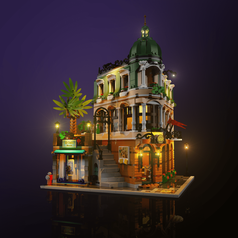 Light My Bricks (LMB) 2.0 Light Kit for LEGO #10297 Boutique Hotel
