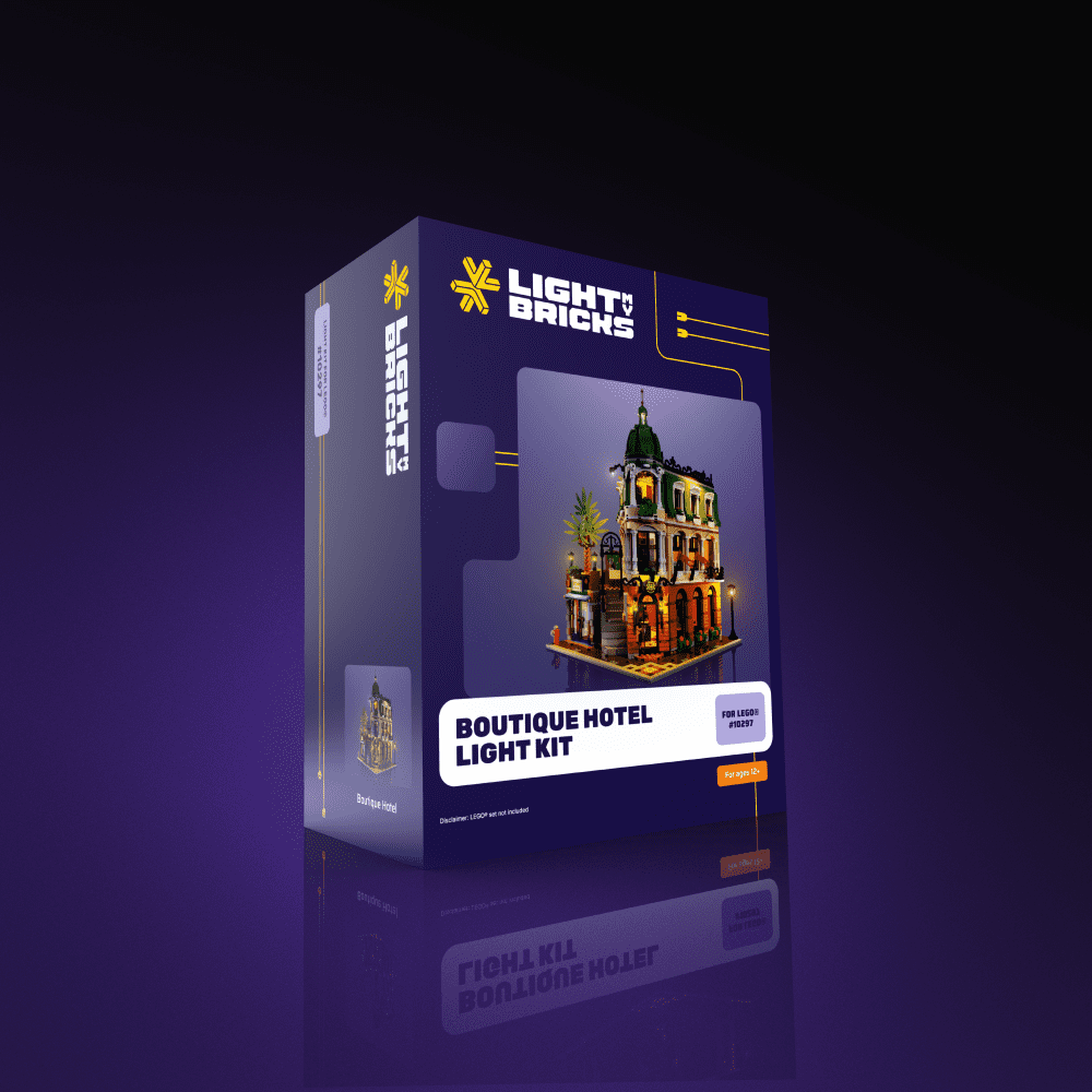 Light My Bricks (LMB) 2.0 Light Kit for LEGO #10297 Boutique Hotel