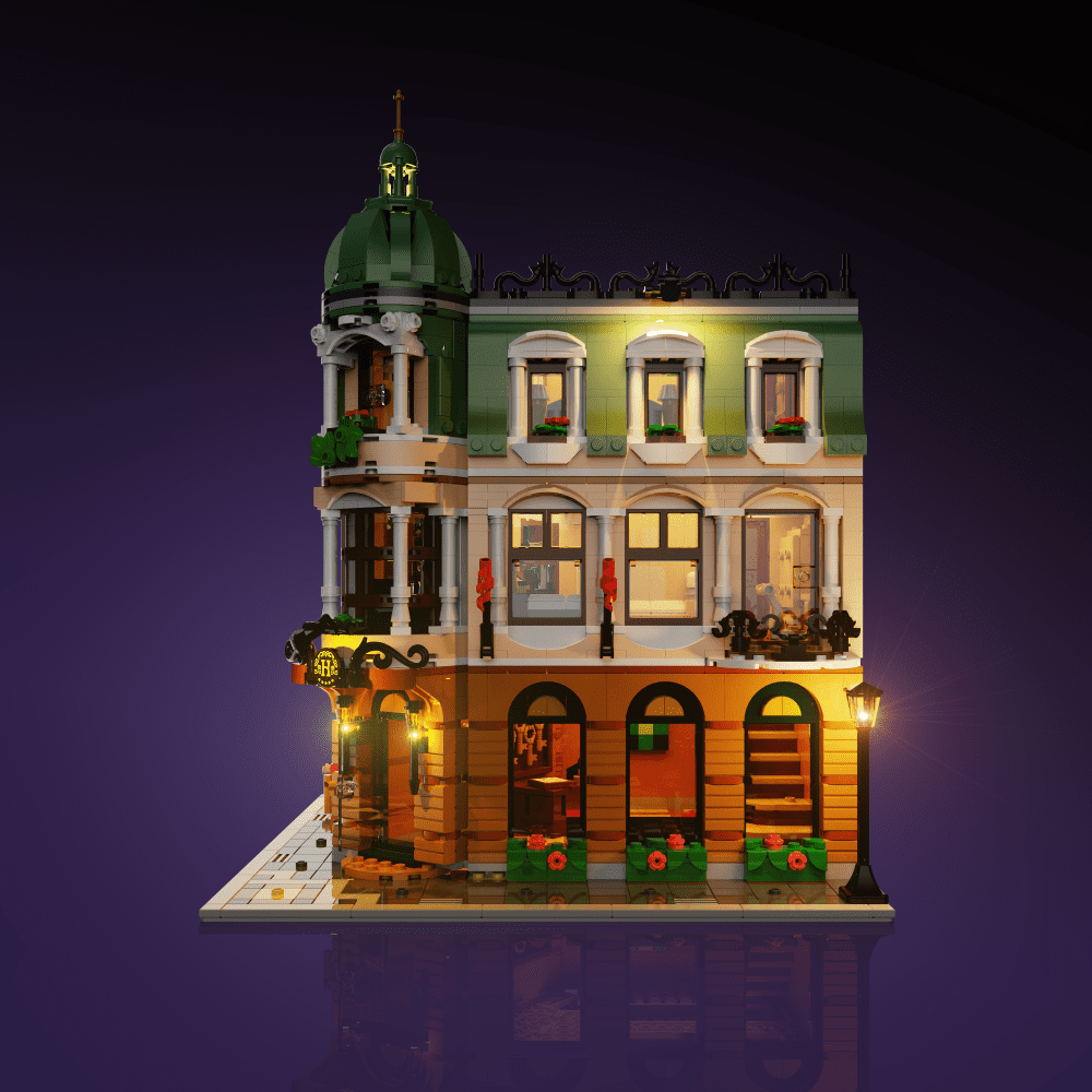 Light My Bricks (LMB) 2.0 Light Kit for LEGO #10297 Boutique Hotel