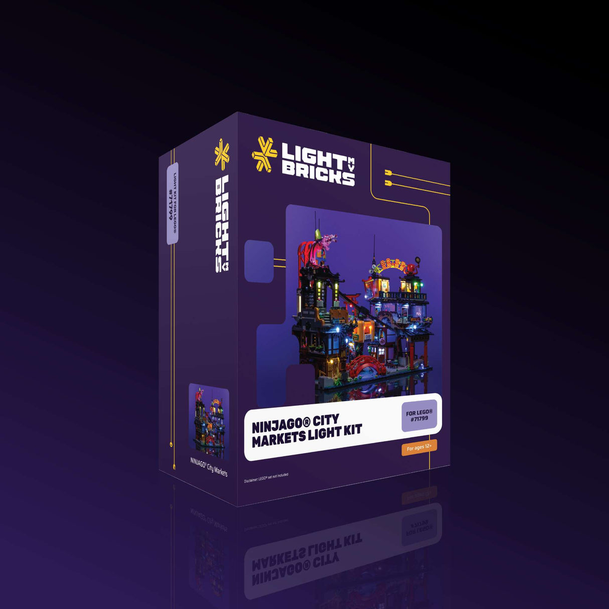 Light My Bricks (LMB) 2.0 Light Kit for NINJAGO City Markets #71799