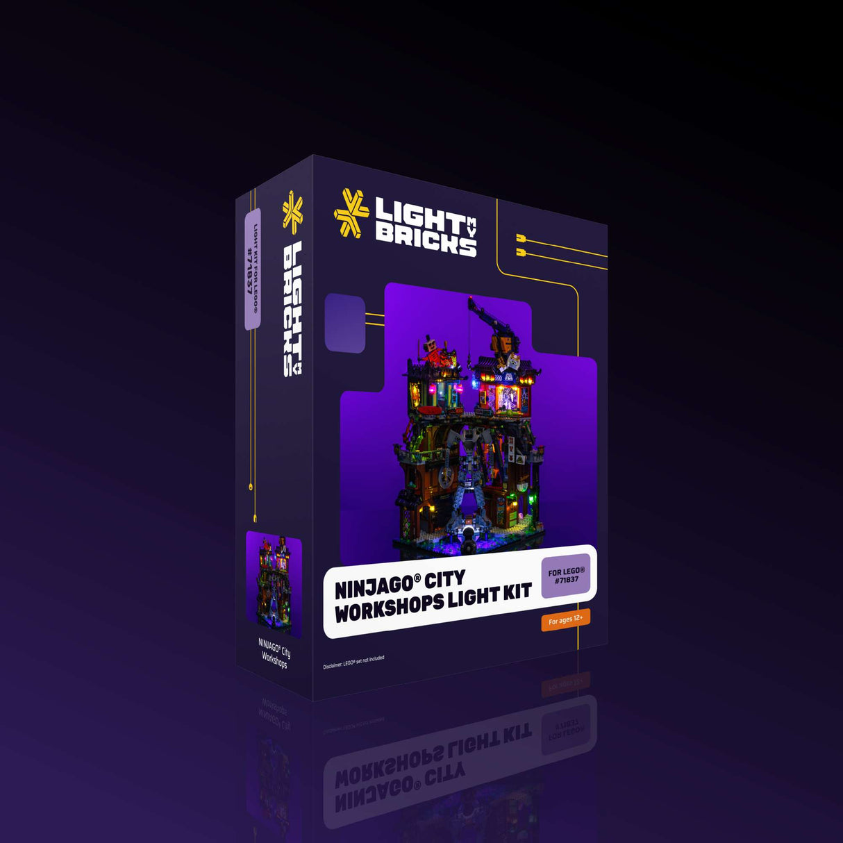 Light My Bricks (LMB) 2.0 Light Kit for LEGO #71837 NINJAGO City Workshops