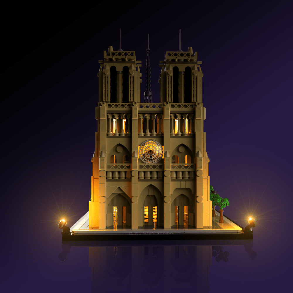 Light My Bricks (LMB) 2.0 Light Kit for LEGO #21061 Notre-Dame de Paris